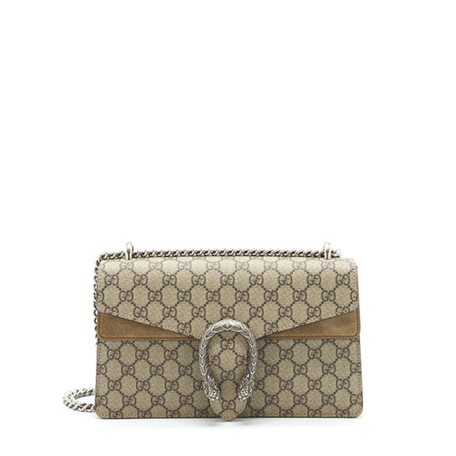 Gucci Dionysus GG Shoulder Bag GG Supreme / Beige SHW