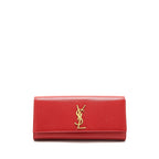 Saint Laurent/YSL Clutch Caviar Red GHW