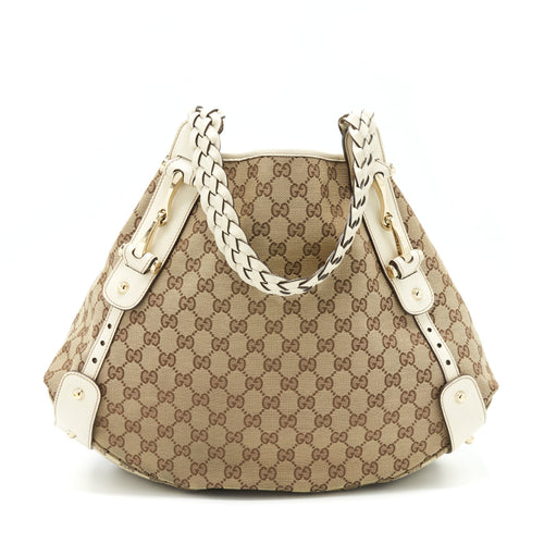 Gucci Tote Bag Canvas GG Supreme SHW