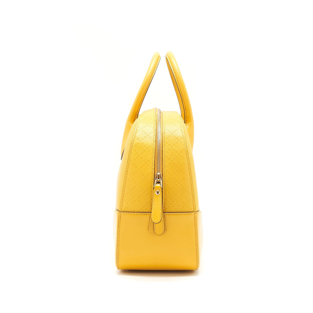 Gucci Large Bowling Bag Yellow