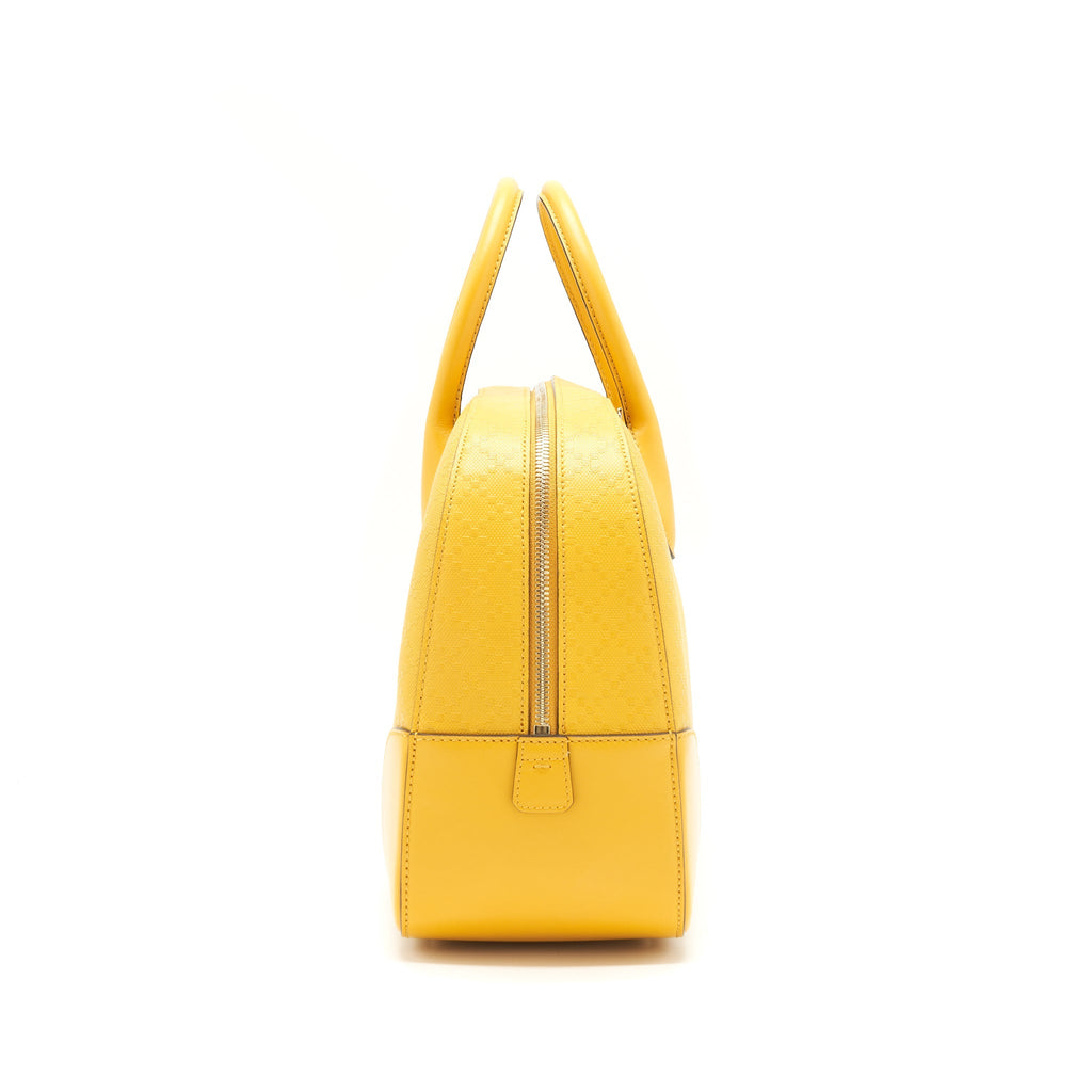 Gucci Large Bowling Bag Yellow