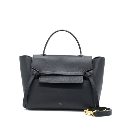 Celine Mini Belt Bag Grained Calfskin Black