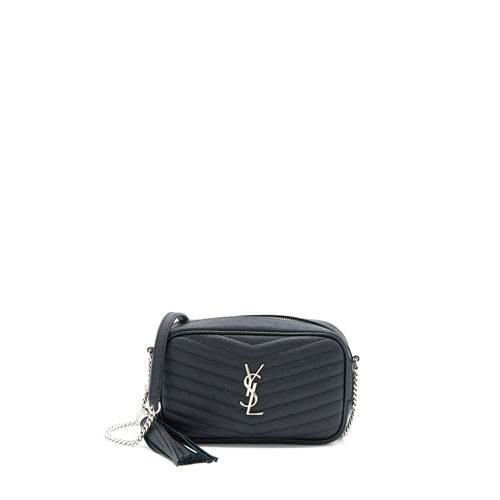 Saint Laurent/YSL Mini Lou Bag Calfskin Black SHW