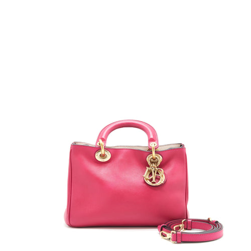 Dior Diorissimo Small Tote Bag Pink GHW