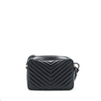 Saint Laurent/ YSL Lou Camera Bag Calfskin Black GHW