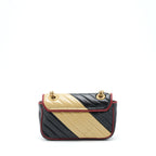 Gucci Mini GG Marmont Flap Bag Limited Edition Multicolor GHW