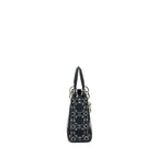 Dior Mini Lady Dior Satin Black With Crystal Black SHW