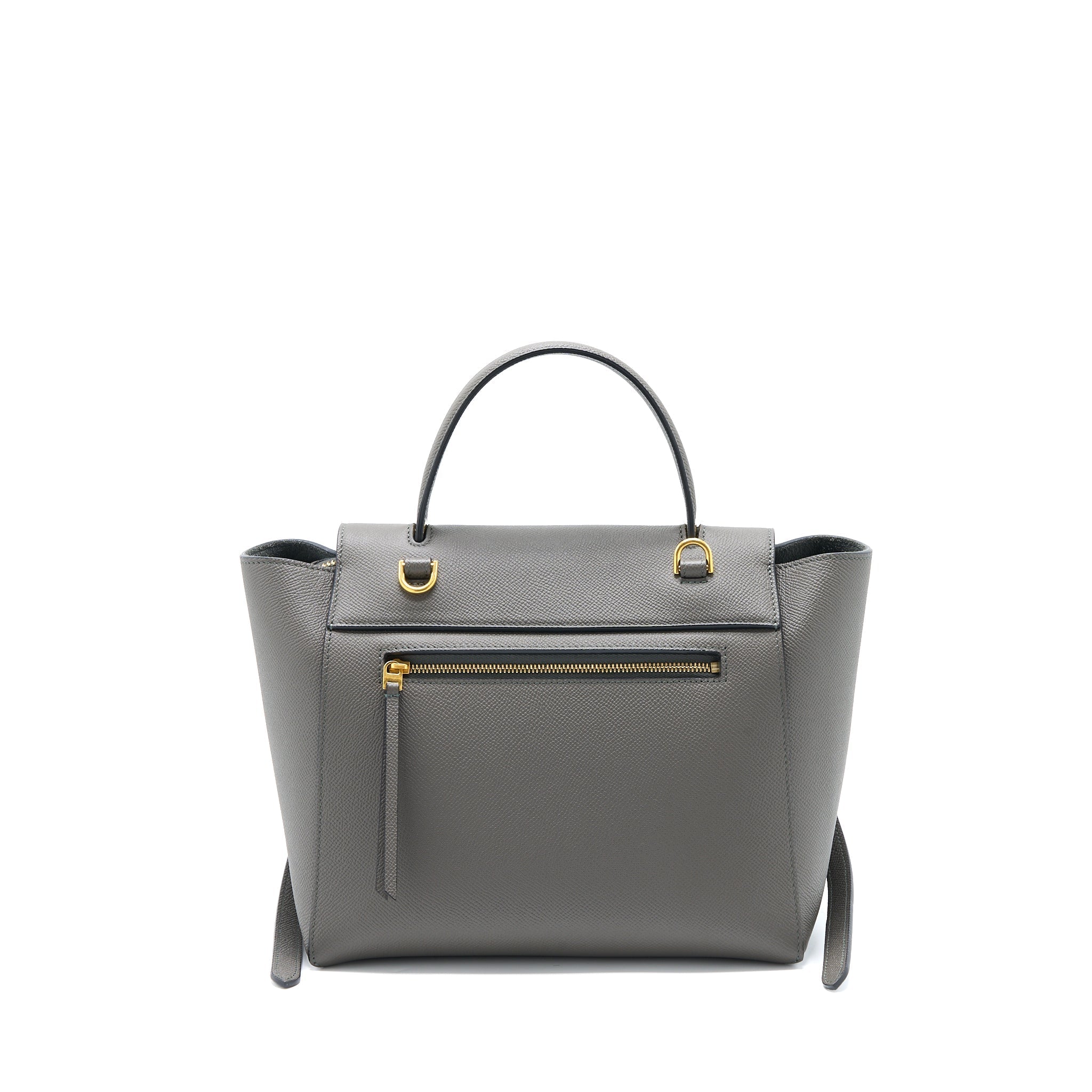 Celine Micro Belt Bag Grained Calfskin Grey