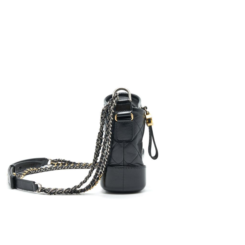 CHANEL GABRIELLE SMALL HOBO BAG BLACK