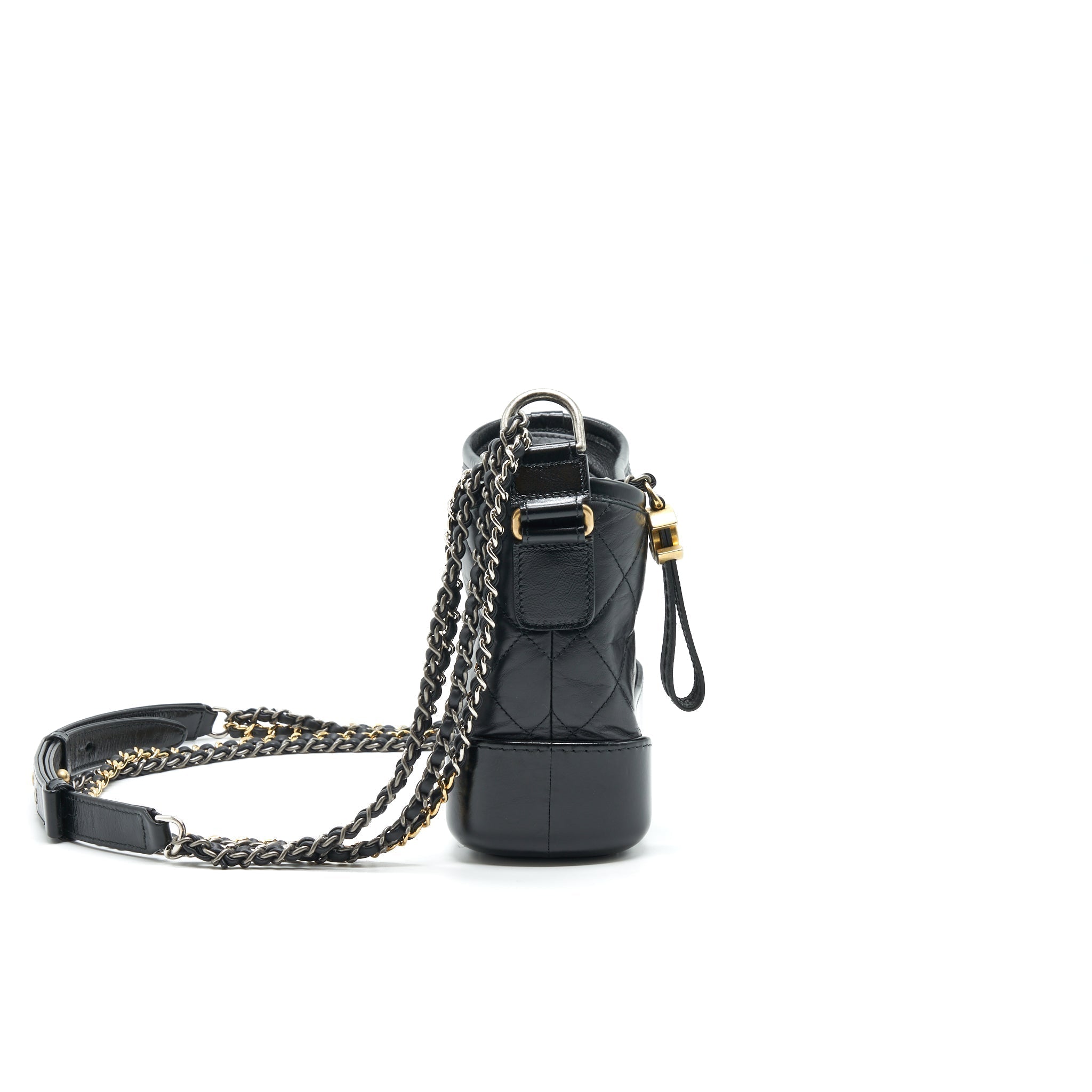 CHANEL GABRIELLE SMALL HOBO BAG BLACK