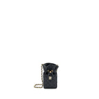 Chanel Mini Vanity Pouch With Chain Lambskin Black GHW