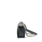 Chanel Medium Boy Chevron Lambskin Black/Silver SHW