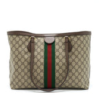 Gucci Shopping Tote Bag GG Supreme Canvas GHW