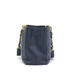 Chanel Grand Shopping Tote XL Caviar Navy Blue GHW