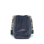 Chanel Grand Shopping Tote XL Caviar Navy Blue GHW