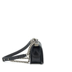 Chanel Small Boy Bag Caviar Black Ruthenium Sliver Hardware (Microchip）