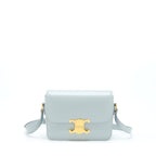Celine Teen Triomphe Bag Calfskin Mineral