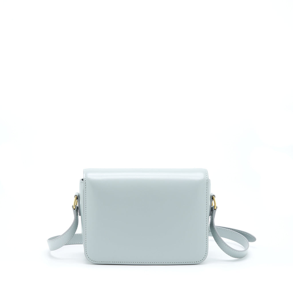 Celine Teen Triomphe Bag Calfskin Mineral