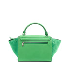 Celine Small Trapeze Bag Calfskin/Suede Green