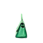 Celine Small Trapeze Bag Calfskin/Suede Green