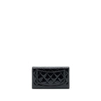 Chanel Classic Flap Long Wallet Patent Black SHW