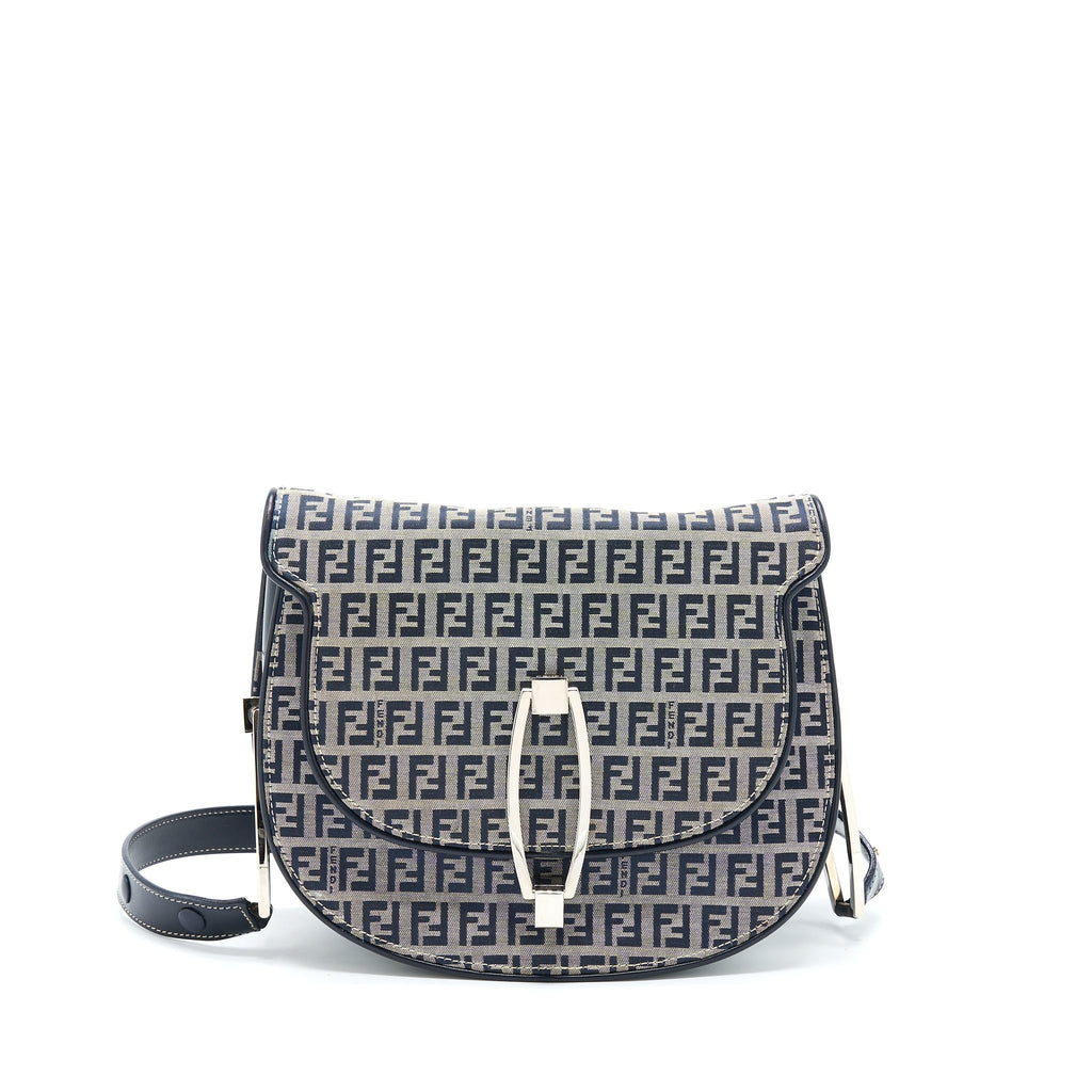 Fendi Vintage FF Logo Crossbody Bag SHW