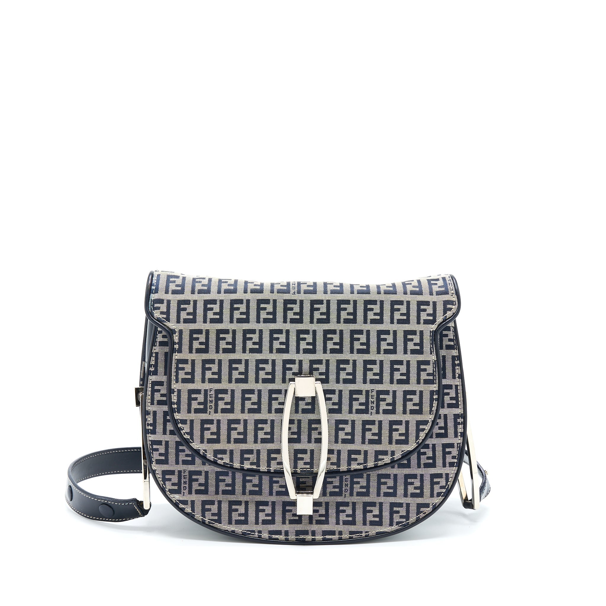 Fendi Vintage FF Logo Crossbody Bag SHW