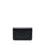 Chanel Classic Wallet On Chain Caviar Black GHW (Microchip)