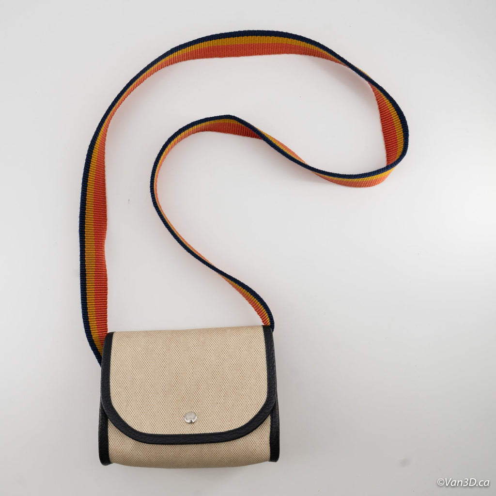Hermes mini canvas bag