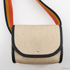 Hermes mini canvas bag