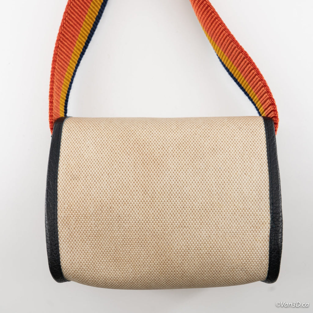 Hermes mini canvas bag