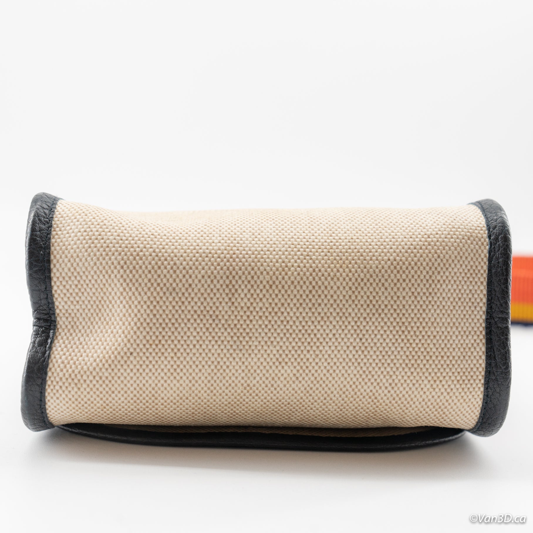 Hermes mini canvas bag