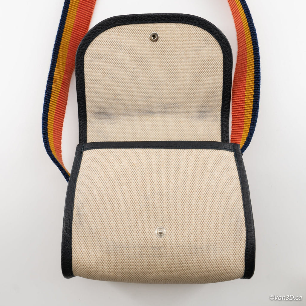 Hermes mini canvas bag