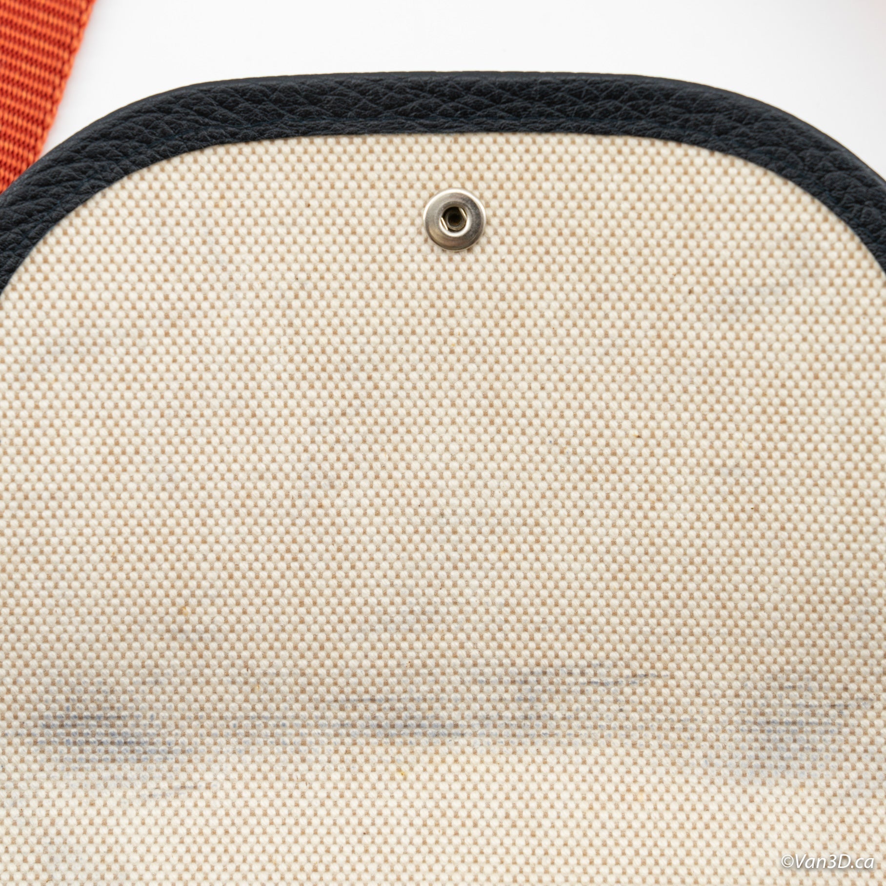Hermes mini canvas bag