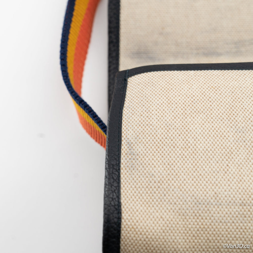 Hermes mini canvas bag
