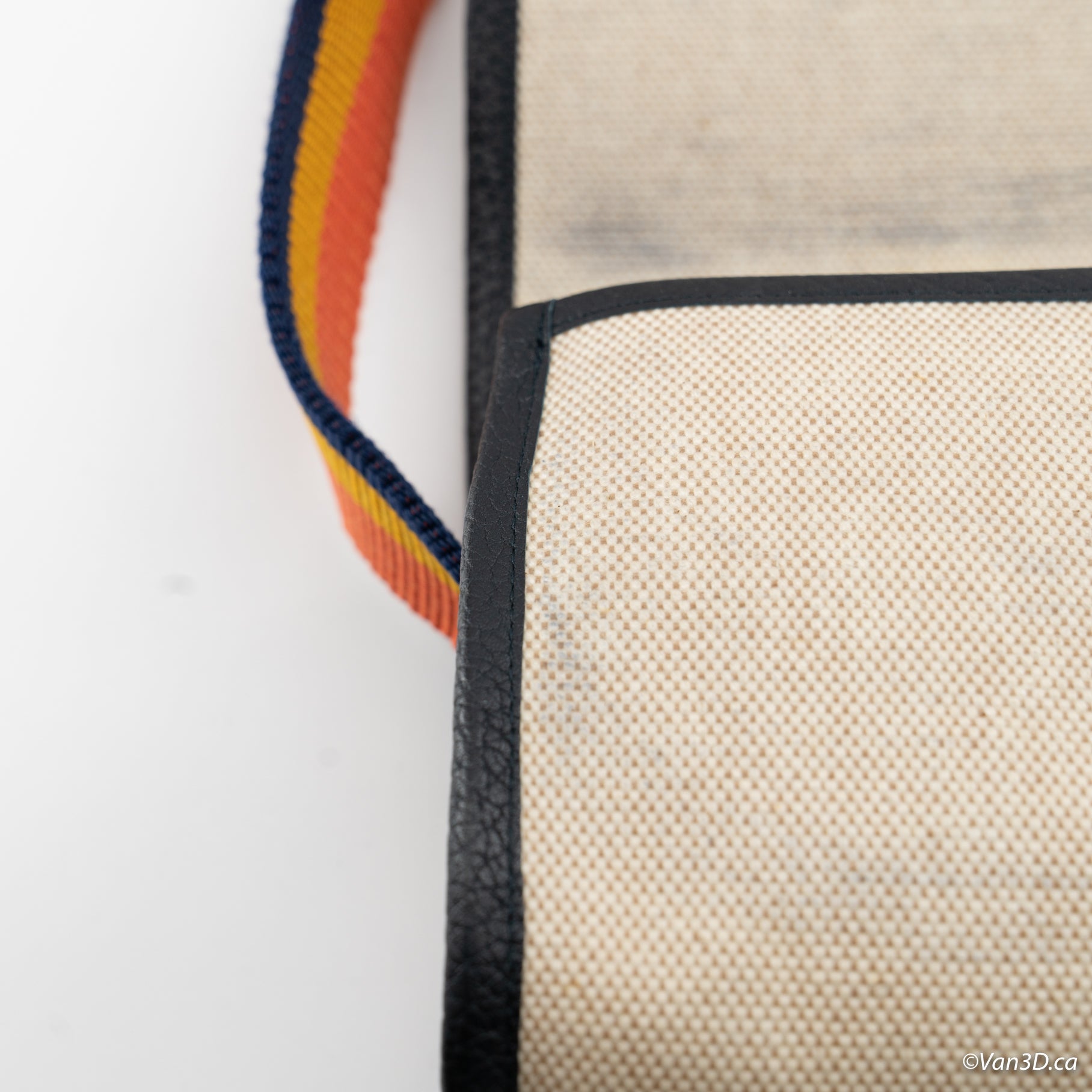 Hermes mini canvas bag