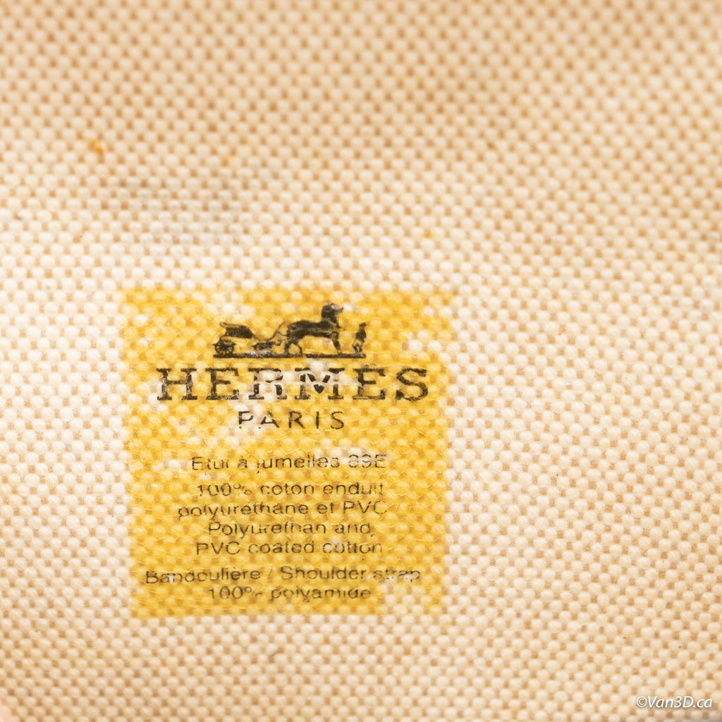 Hermes mini canvas bag