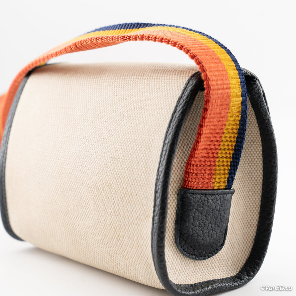 Hermes mini canvas bag