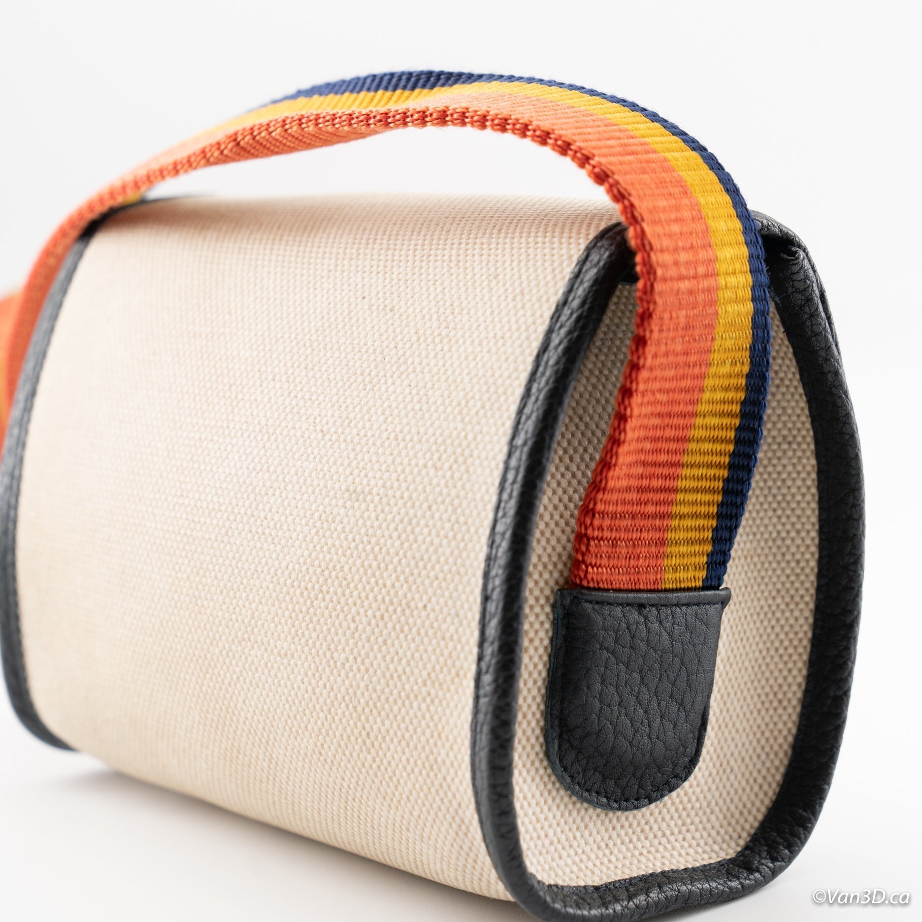 Hermes mini canvas bag