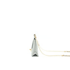 Chanel Quilted Pearl Chain Flap Bag In White GHW