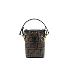 Fendi Mon Tresor Mini Bucket Bag Brown