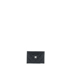 Chanel Classic Card Holder Caviar Black SHW