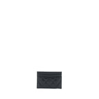 Chanel Classic Card Holder Caviar Black SHW