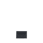 Chanel Classic Card Holder Caviar Black SHW
