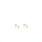Chanel 22S CC Logo Large Model Earrings Light Gold Tone