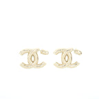 Chanel 22P Giant CC Logo Earrings LGHW
