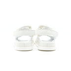 CHANEL DAD SANDALS SIZE36 LEATHER SANDAL WHITE