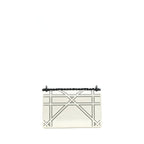 Dior Small Diorama Studded White With Black Hardware