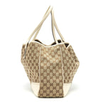 Gucci Princy Tote Bag GG Supreme Canvas/ White GHW