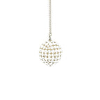 Chanel Drop Ball Crystal Earrings SHW